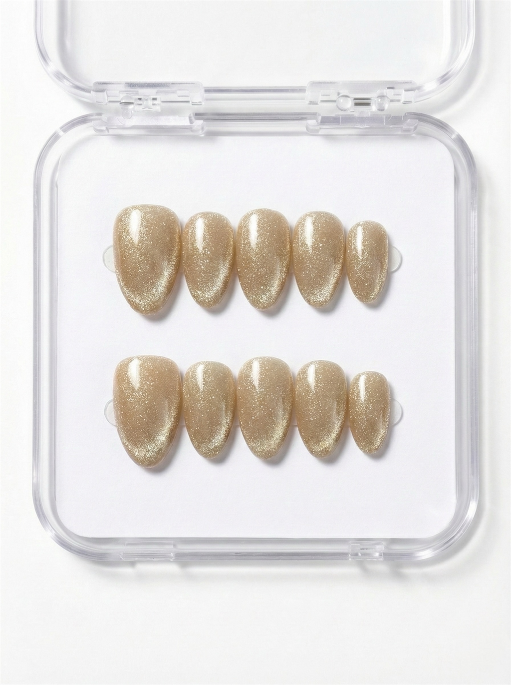 Champagne Press-On Nails