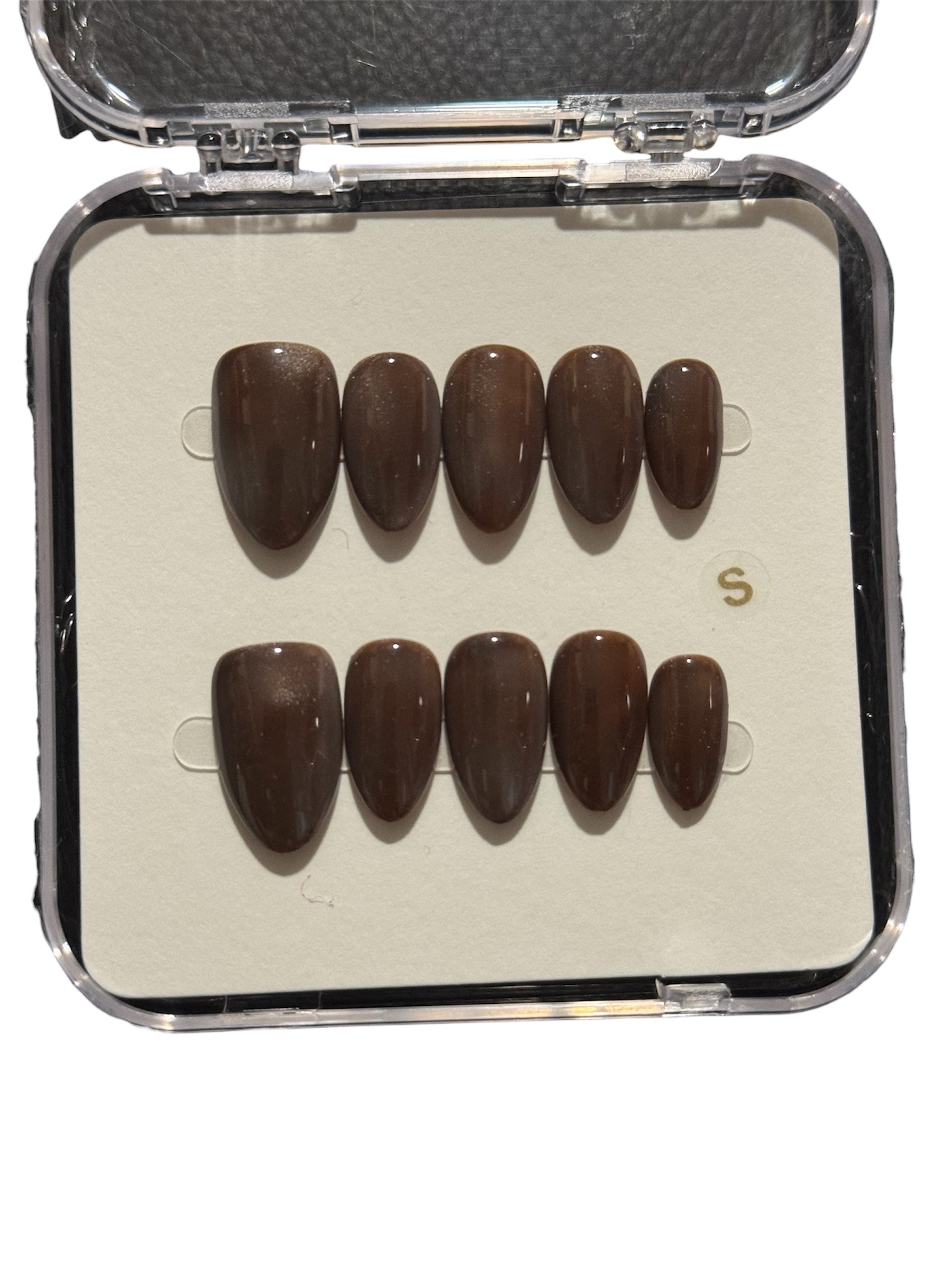 Chocolate Brown Press-On Nails