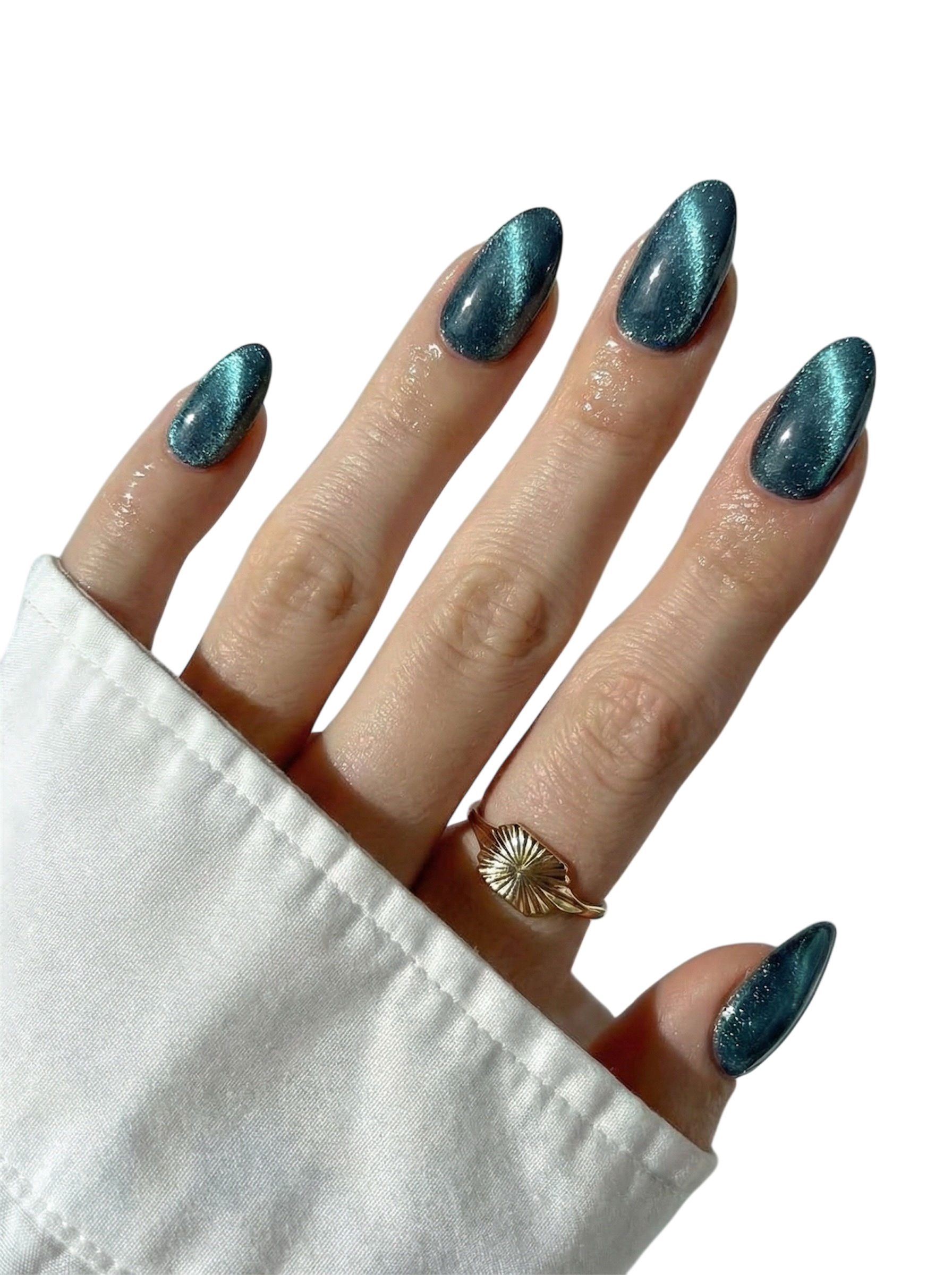 Sapphire Blue Press-On Nails