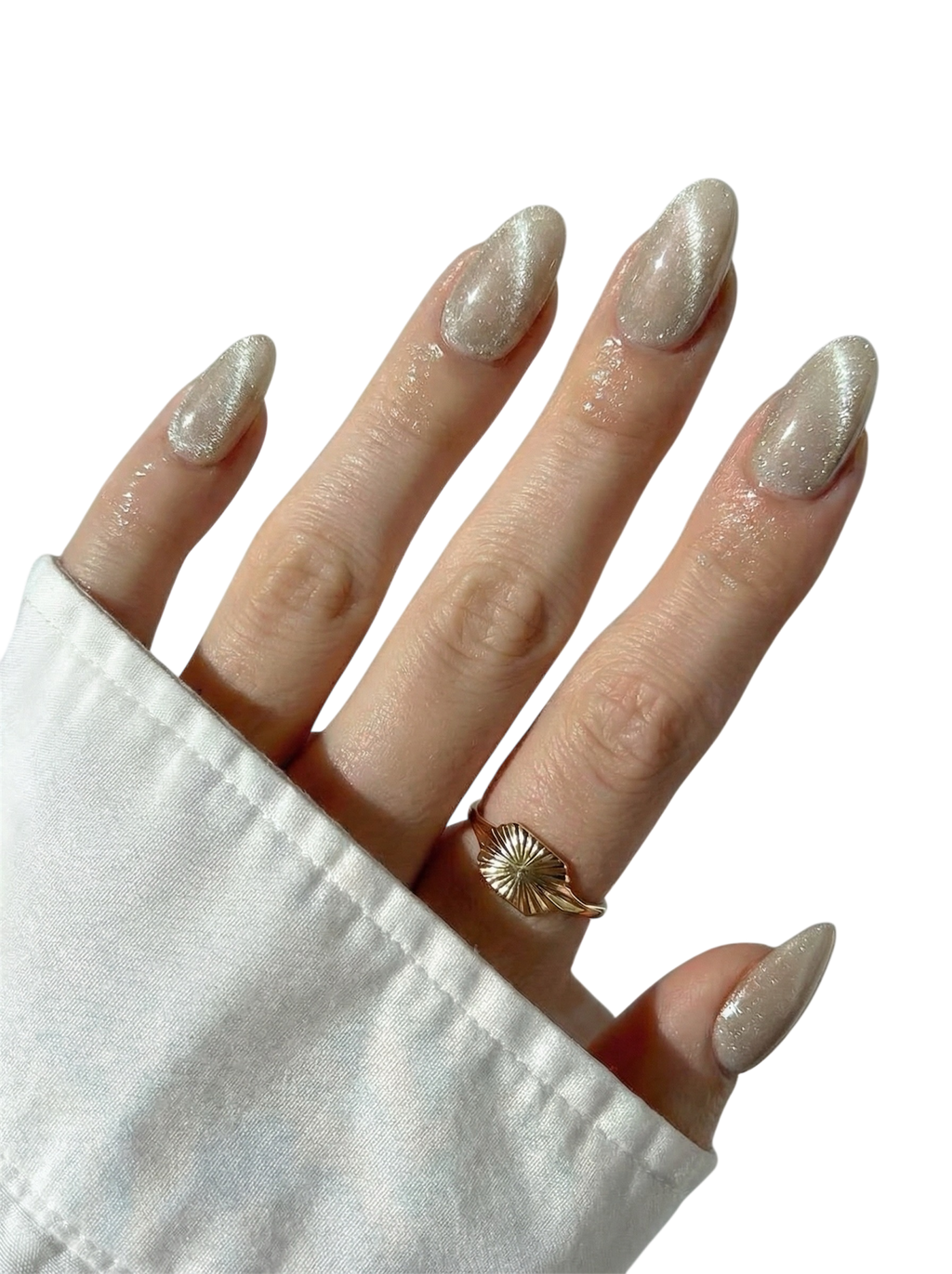 Champagne Press-On Nails
