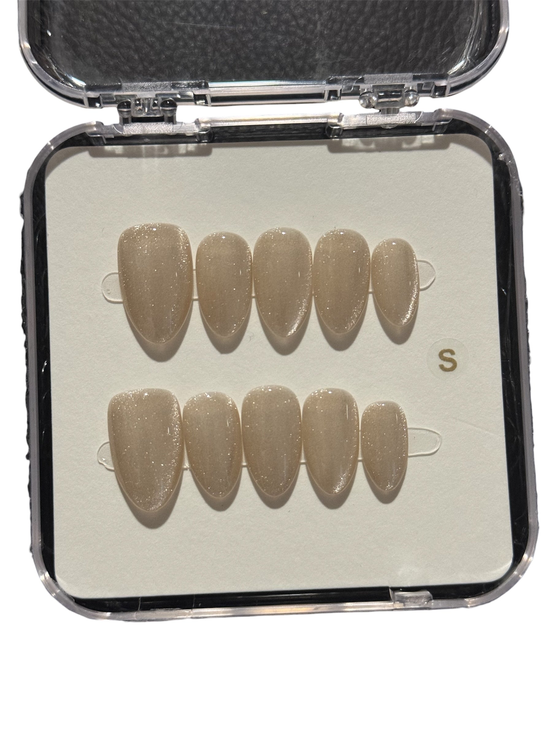 Champagne Press-On Nails