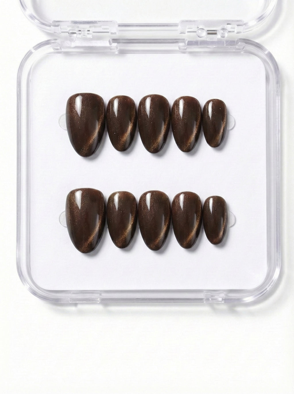 Chocolate Brown Press-On Nails