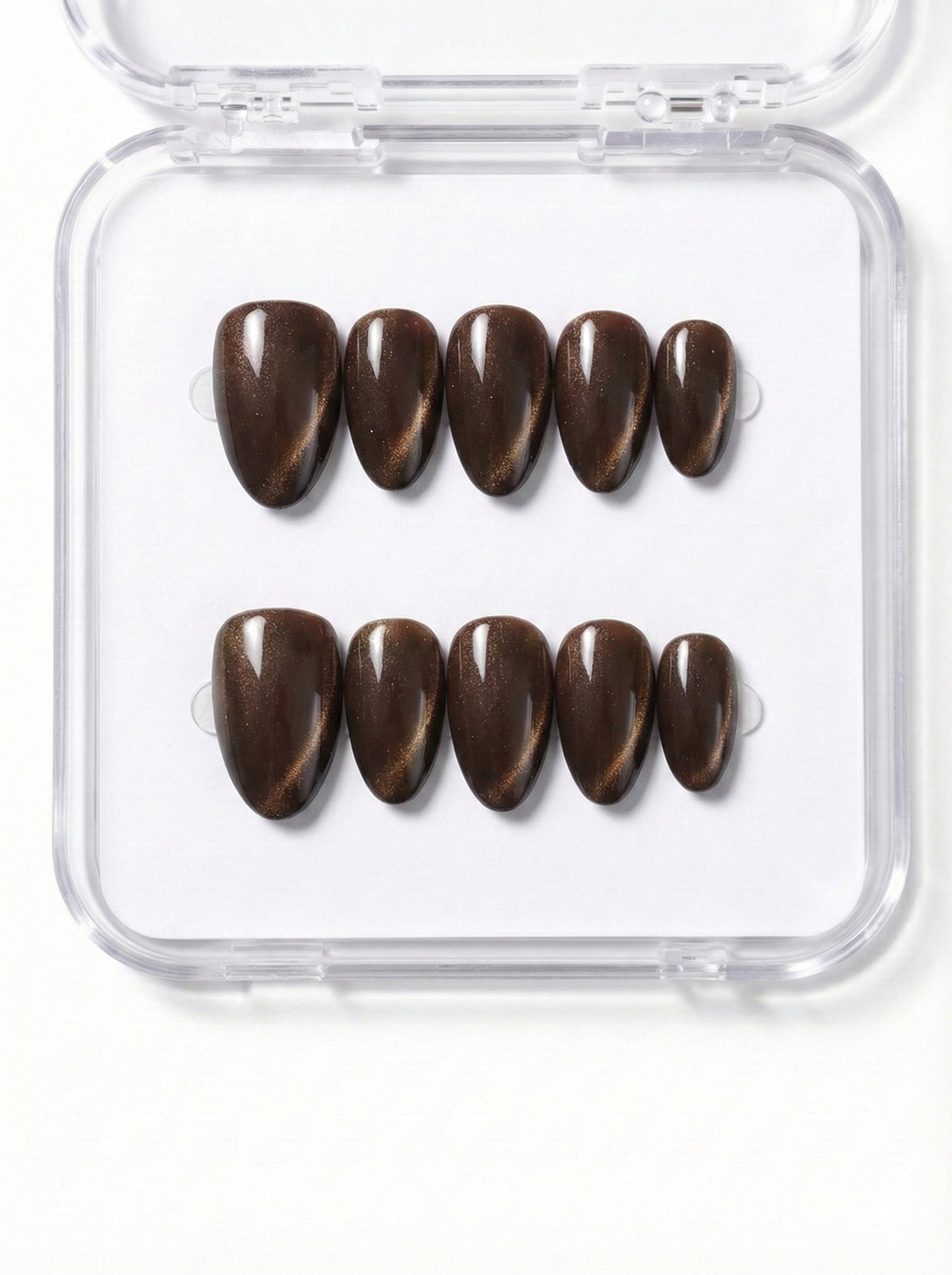 Chocolate Brown Press-On Nails