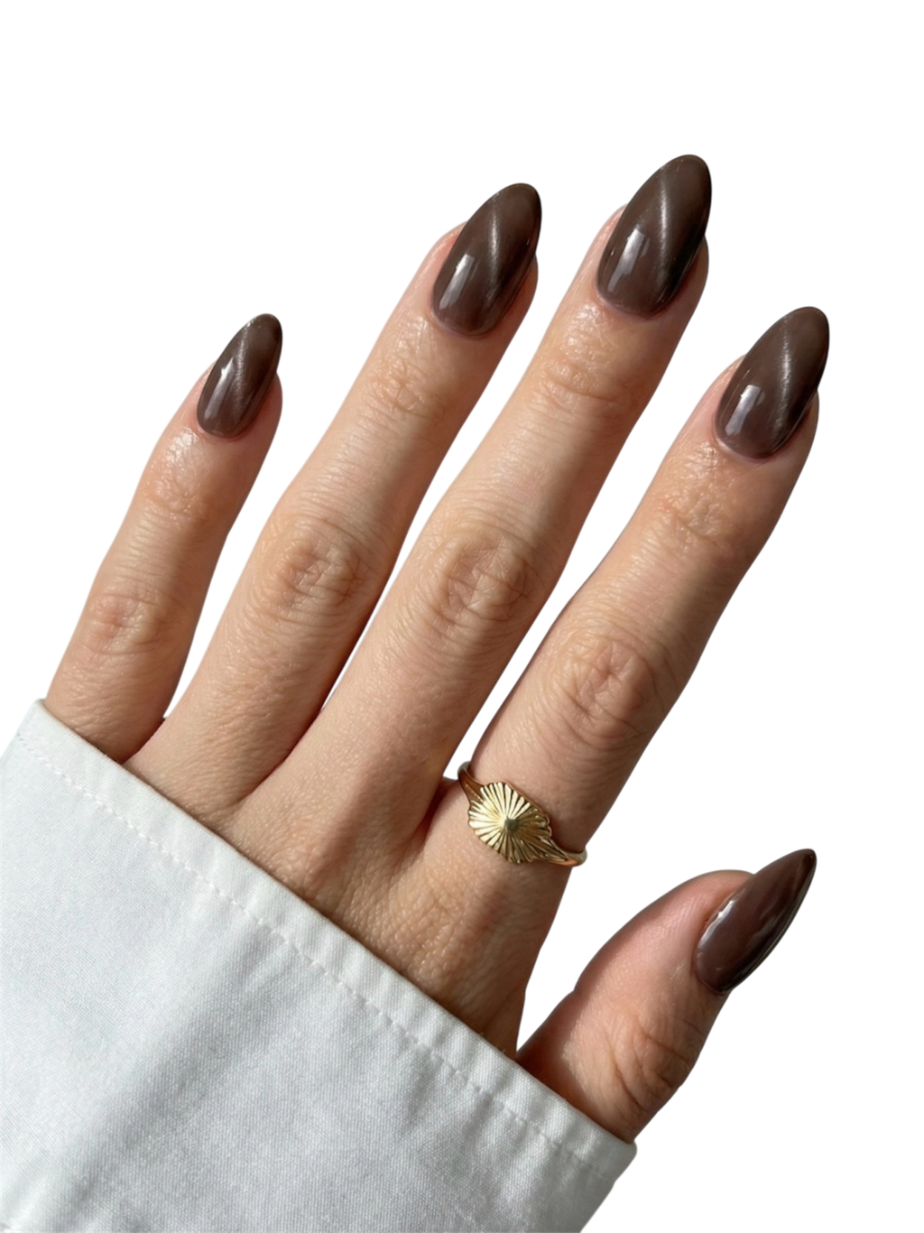 Chocolate Brown Press-On Nails