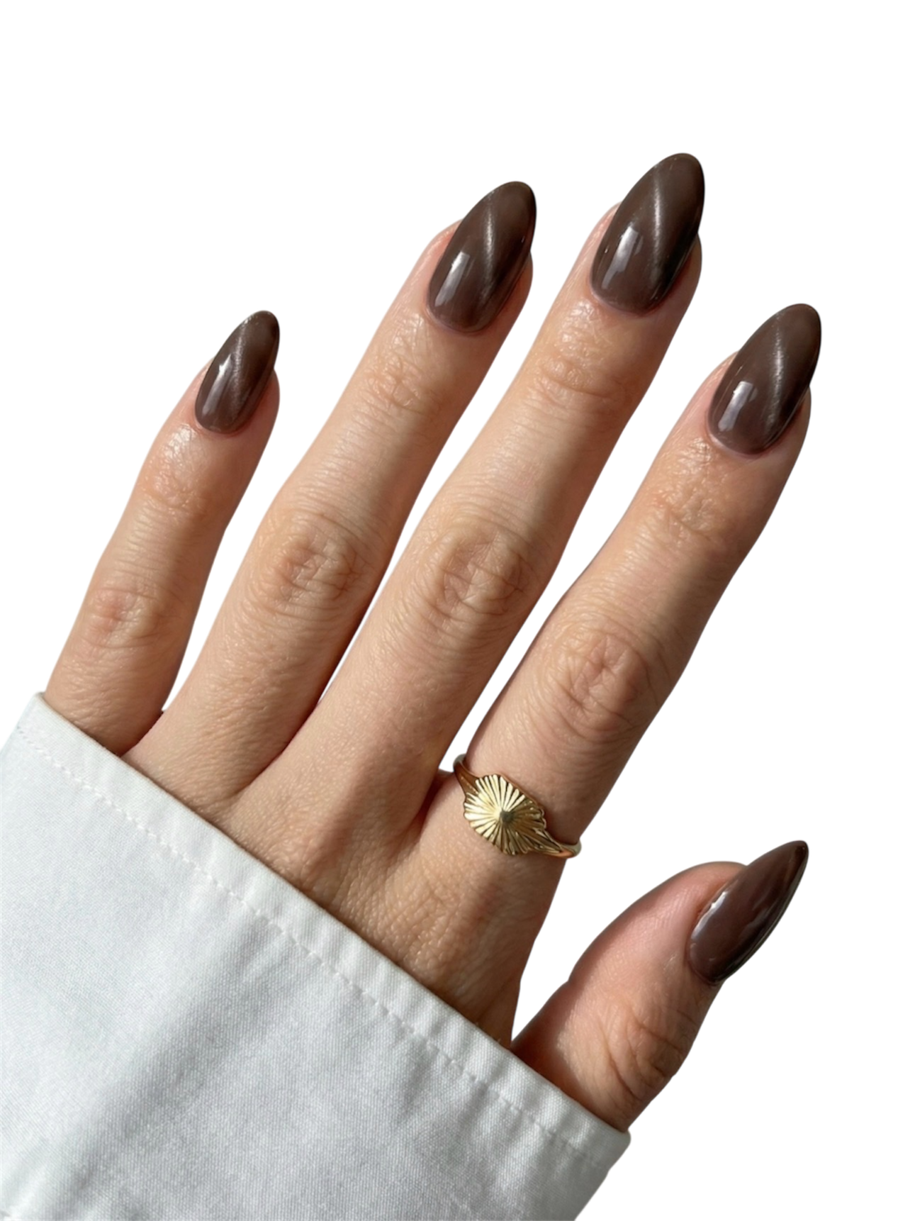Chocolate Brown Press-On Nails