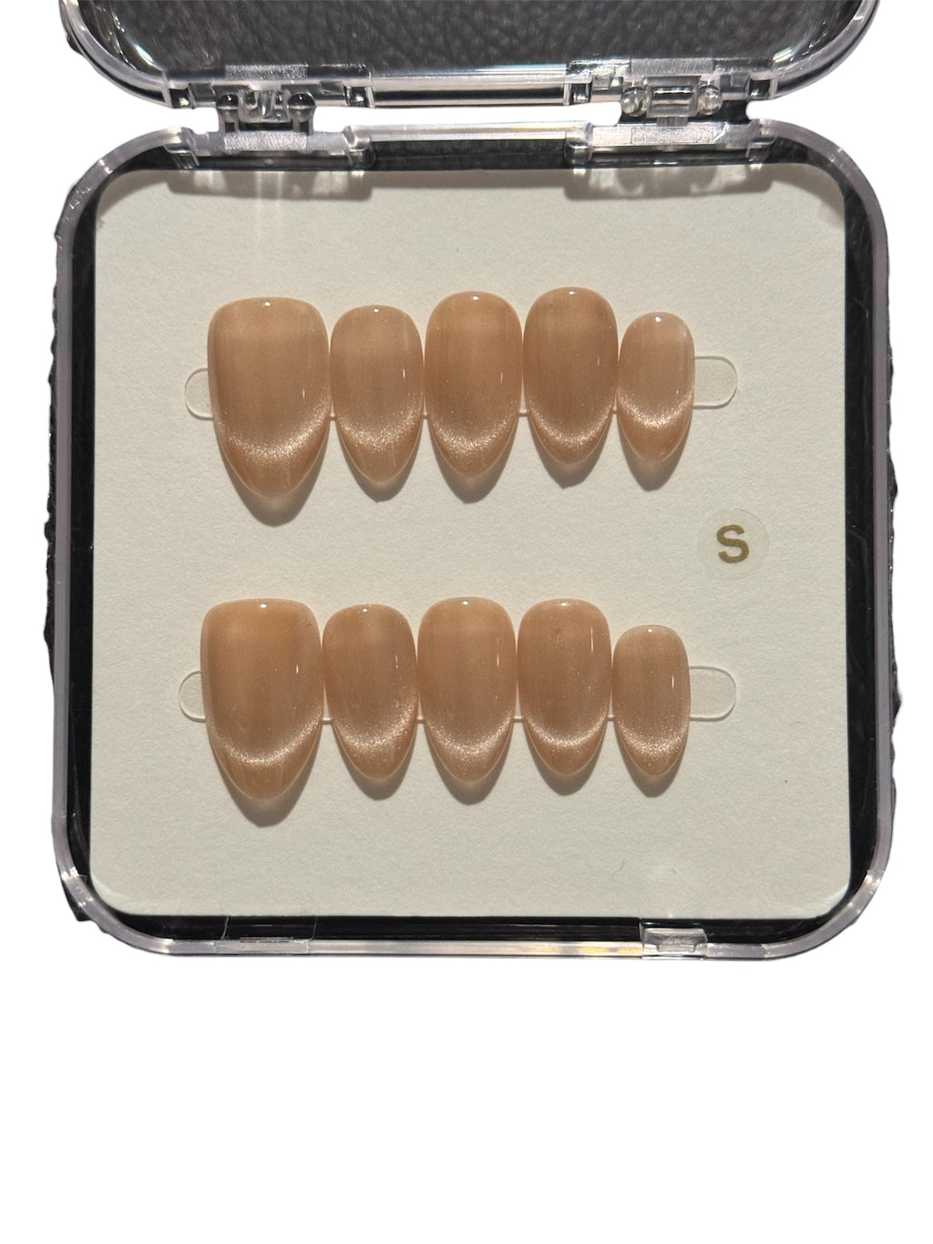 Beige Silk Press-On Nails
